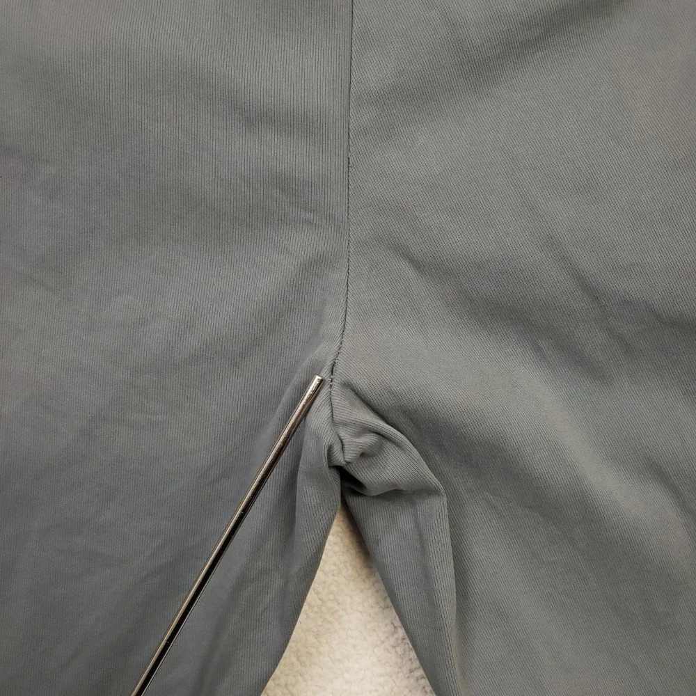 Eleventy Chino Pants Mens 34R Gray Pleated Cotton Blend Trousers Made in Italy